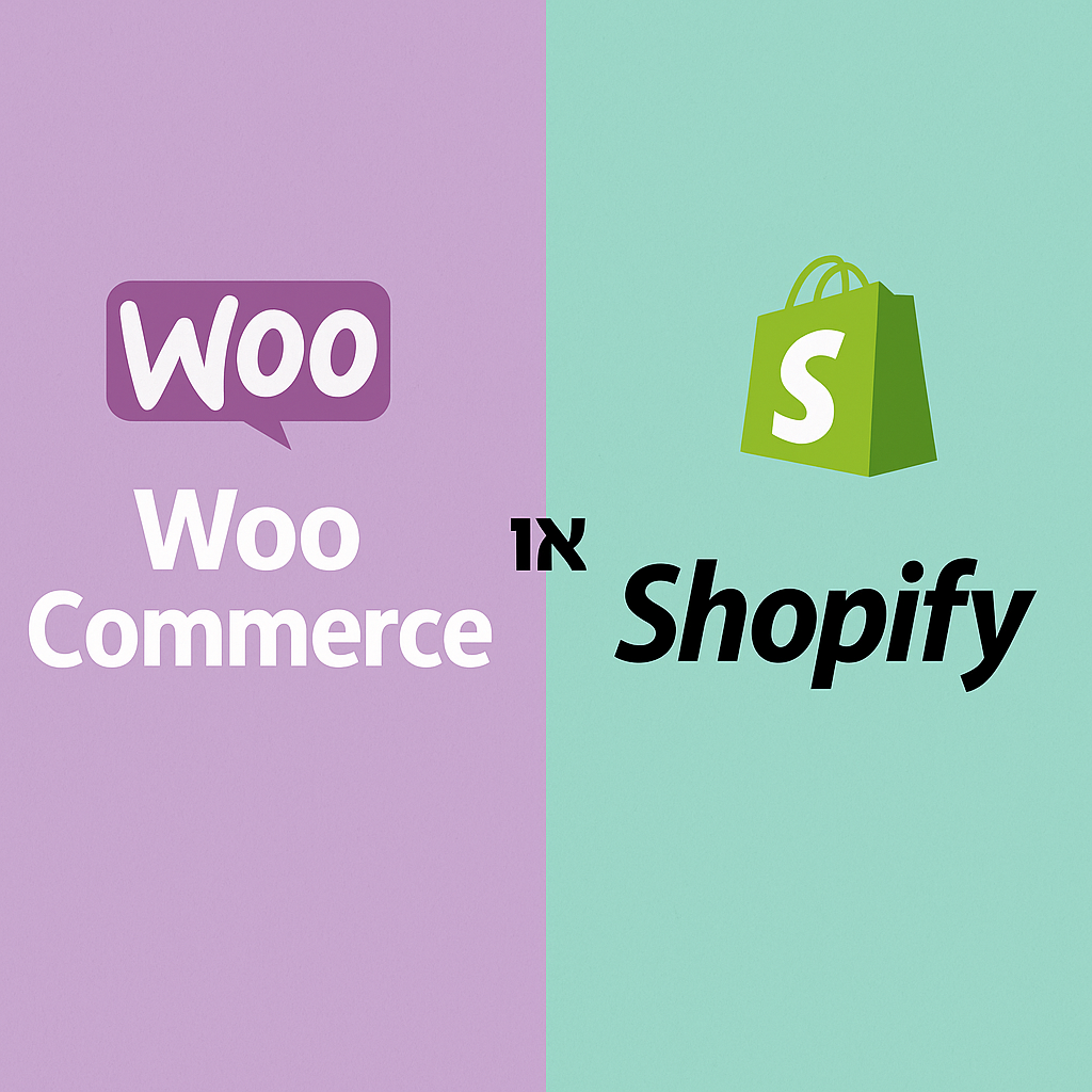 WooCommerce או Shopify